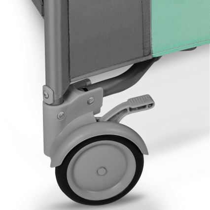 Lionelo - Hrací ohrádka MILLE Grey Green