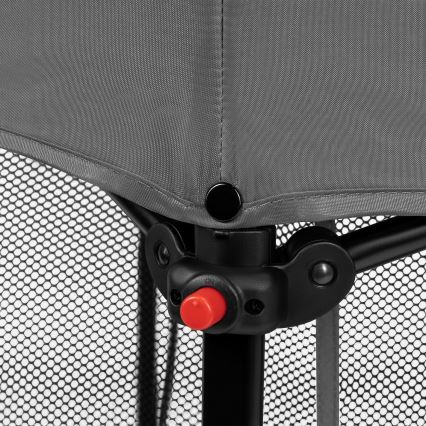 Lionelo - Hrací ohrádka ROEL Grey Multicolor