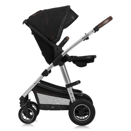 Lionelo - Kombinovaný kočárek 2v1 AMBER Black Silver