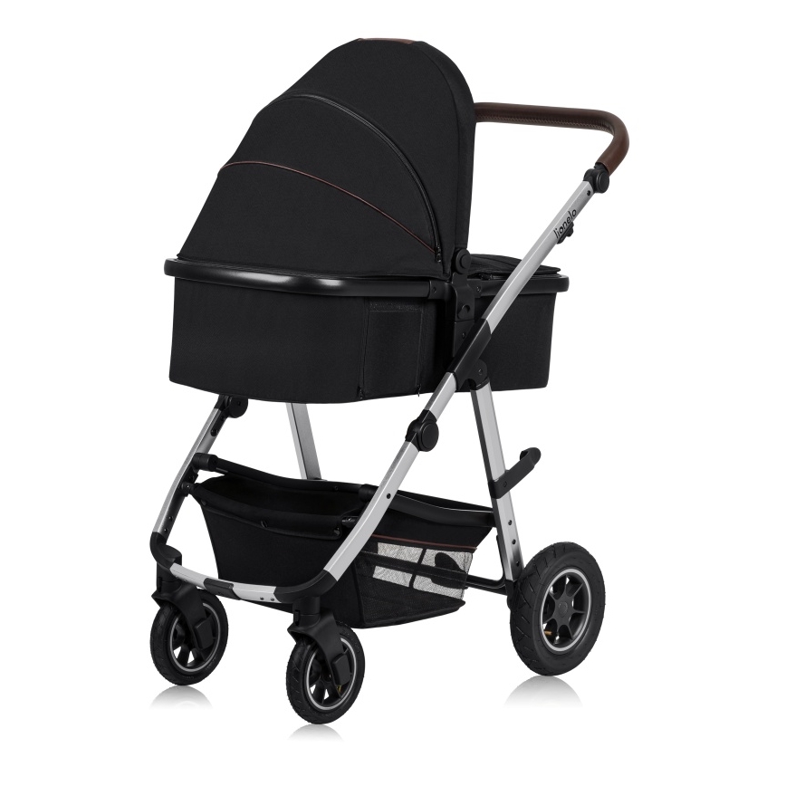Lionelo - Kombinovaný kočárek 2v1 AMBER Black Silver