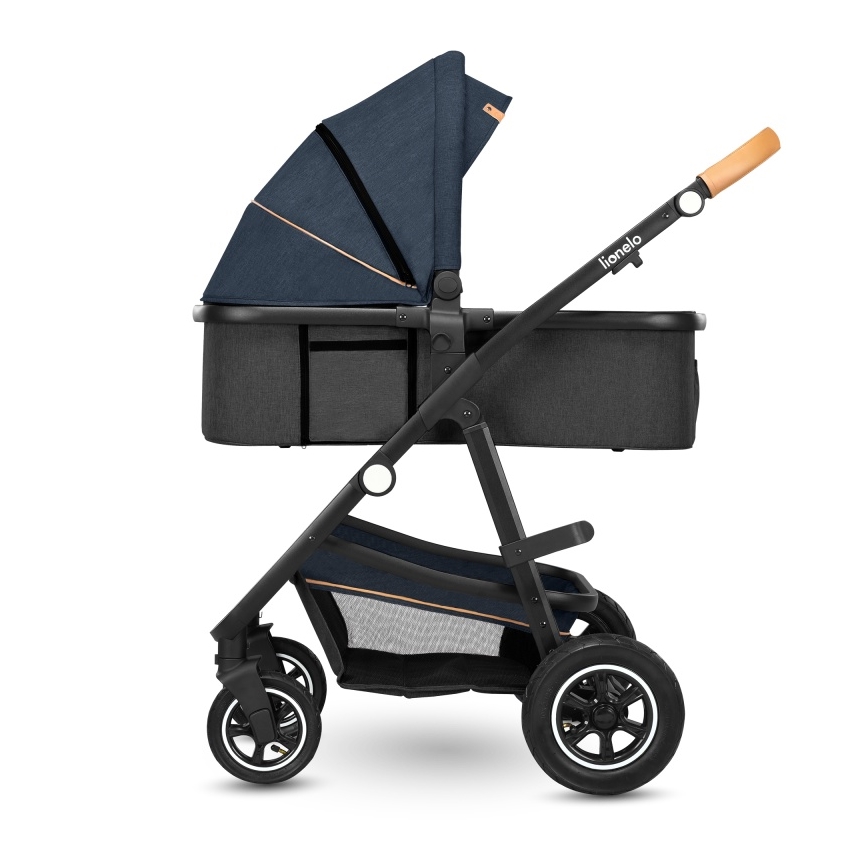 Lionelo - Kombinovaný kočárek 2v1 AMBER Blue Navy