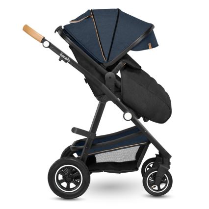 Lionelo - Kombinovaný kočárek 2v1 AMBER Blue Navy