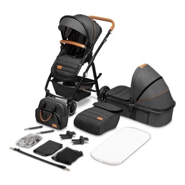 Lionelo - Kombinovaný kočárek 2v1 AMBER Grey Graphite