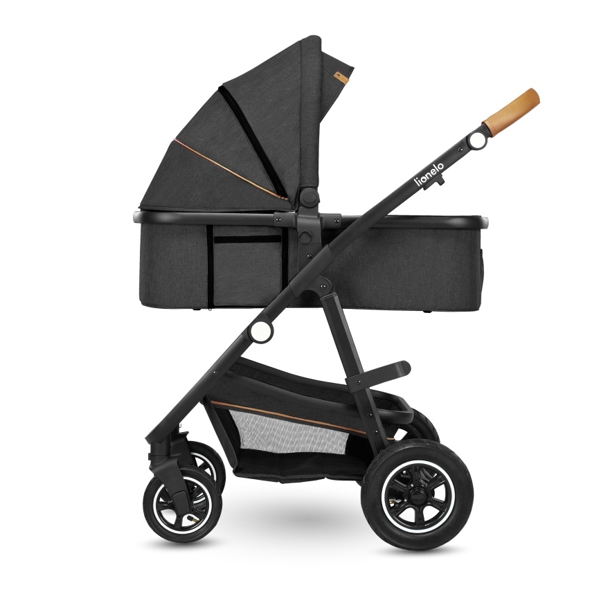 Lionelo - Kombinovaný kočárek 2v1 AMBER Grey Graphite