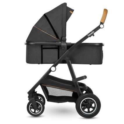 Lionelo - Kombinovaný kočárek 2v1 AMBER Grey Graphite