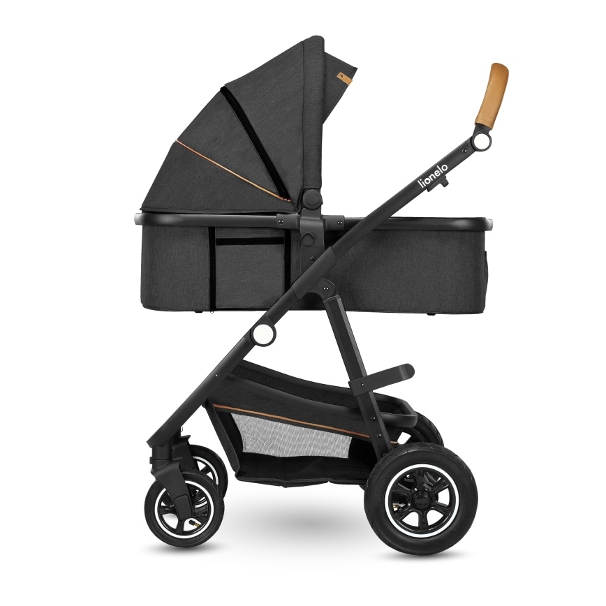 Lionelo - Kombinovaný kočárek 2v1 AMBER Grey Graphite