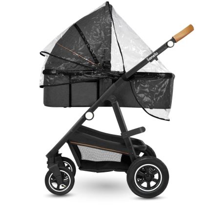 Lionelo - Kombinovaný kočárek 2v1 AMBER Grey Graphite