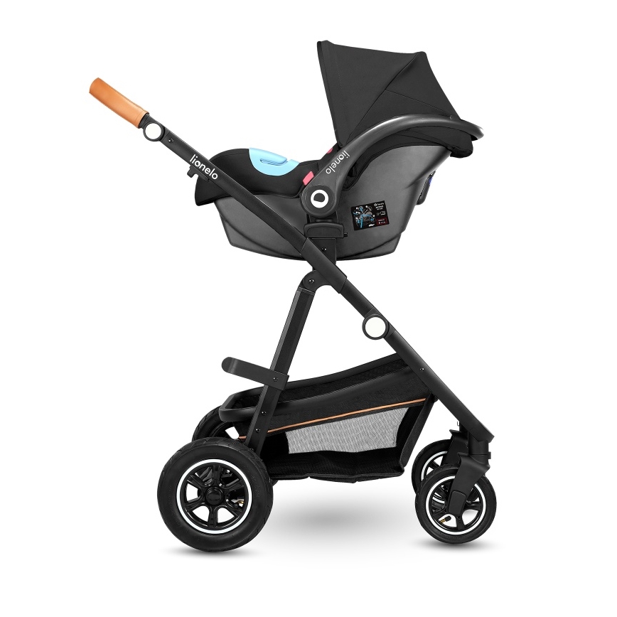 Lionelo - Kombinovaný kočárek 2v1 AMBER Grey Graphite