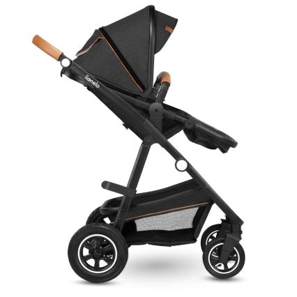 Lionelo - Kombinovaný kočárek 2v1 AMBER Grey Graphite
