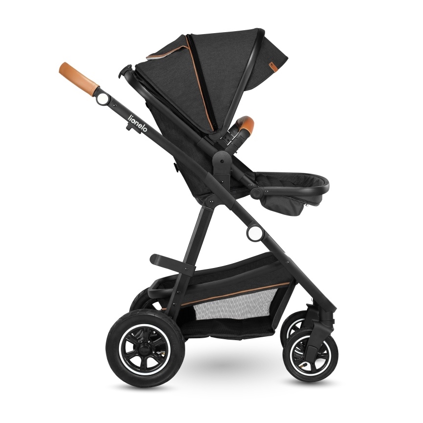 Lionelo - Kombinovaný kočárek 2v1 AMBER Grey Graphite