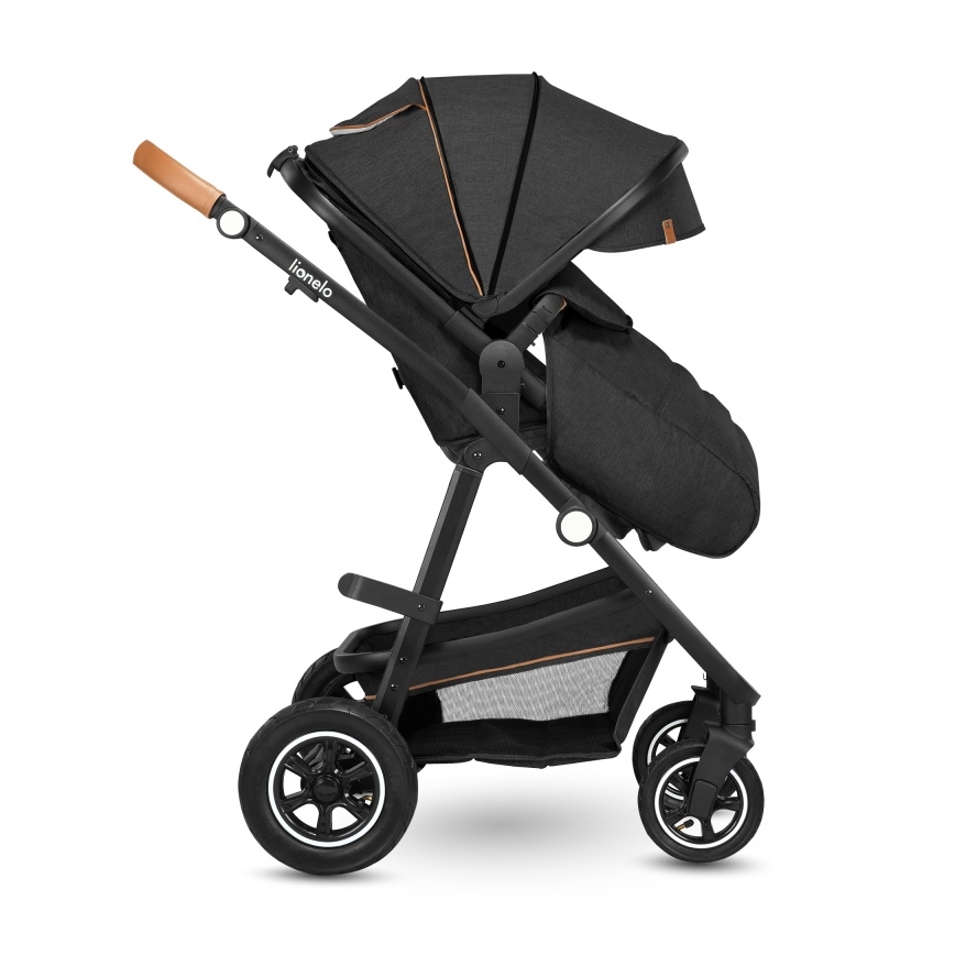 Lionelo - Kombinovaný kočárek 2v1 AMBER Grey Graphite