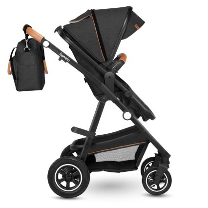 Lionelo - Kombinovaný kočárek 2v1 AMBER Grey Graphite