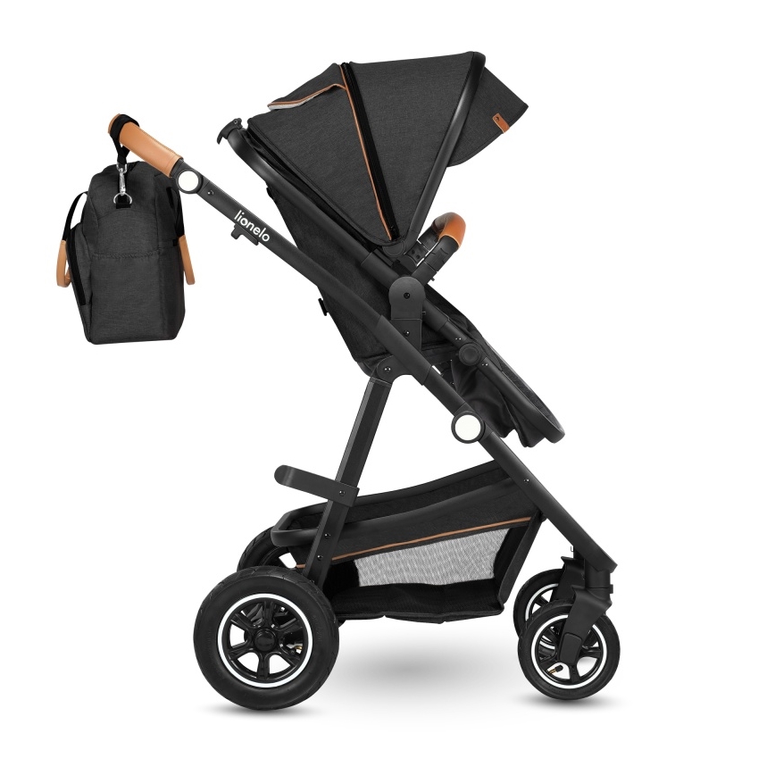 Lionelo - Kombinovaný kočárek 2v1 AMBER Grey Graphite