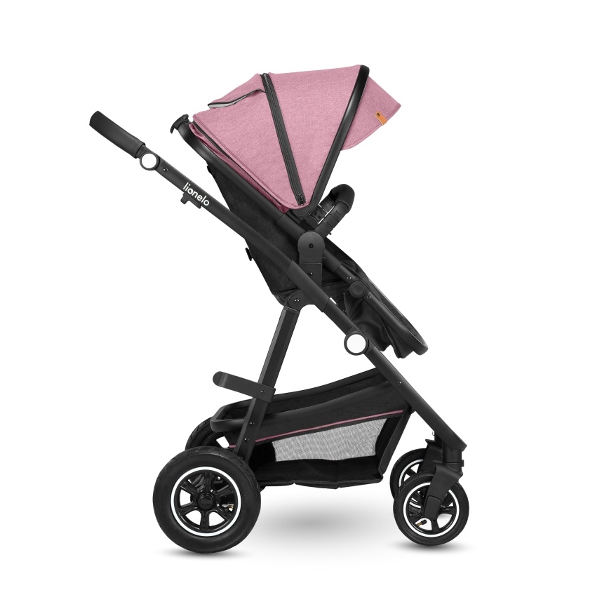 Lionelo - Kombinovaný kočárek 2v1 AMBER Pink Rose
