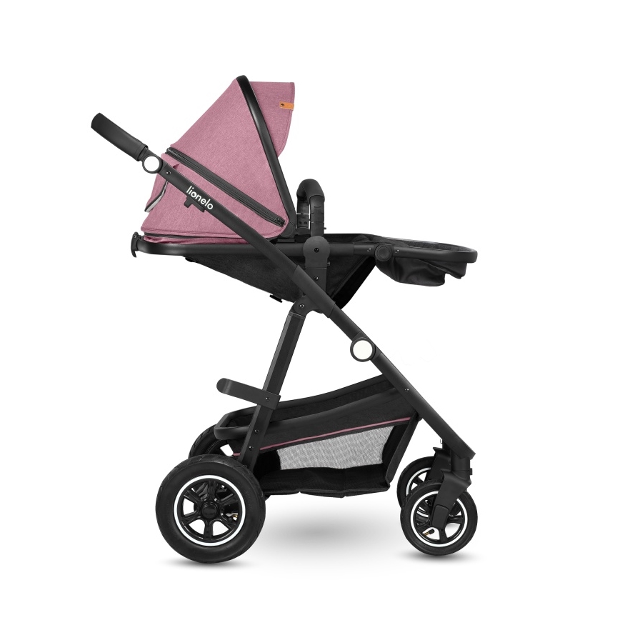 Lionelo - Kombinovaný kočárek 2v1 AMBER Pink Rose