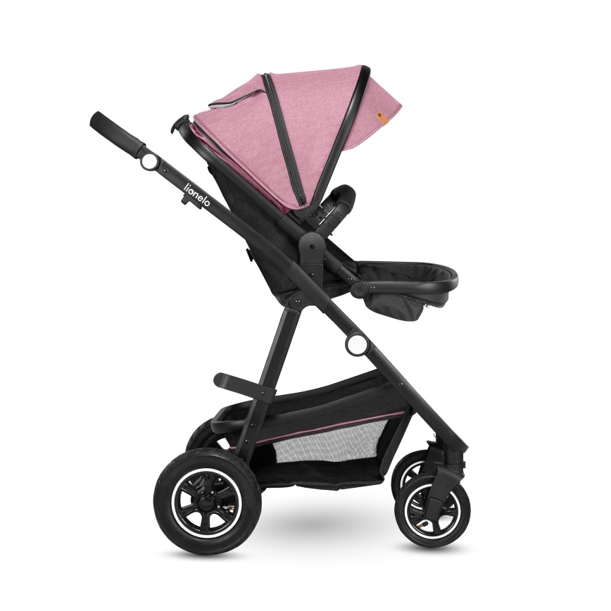 Lionelo - Kombinovaný kočárek 2v1 AMBER Pink Rose