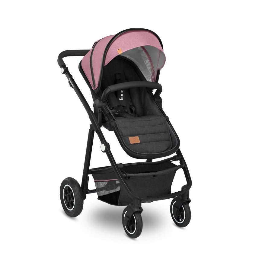 Lionelo - Kombinovaný kočárek 2v1 AMBER Pink Rose