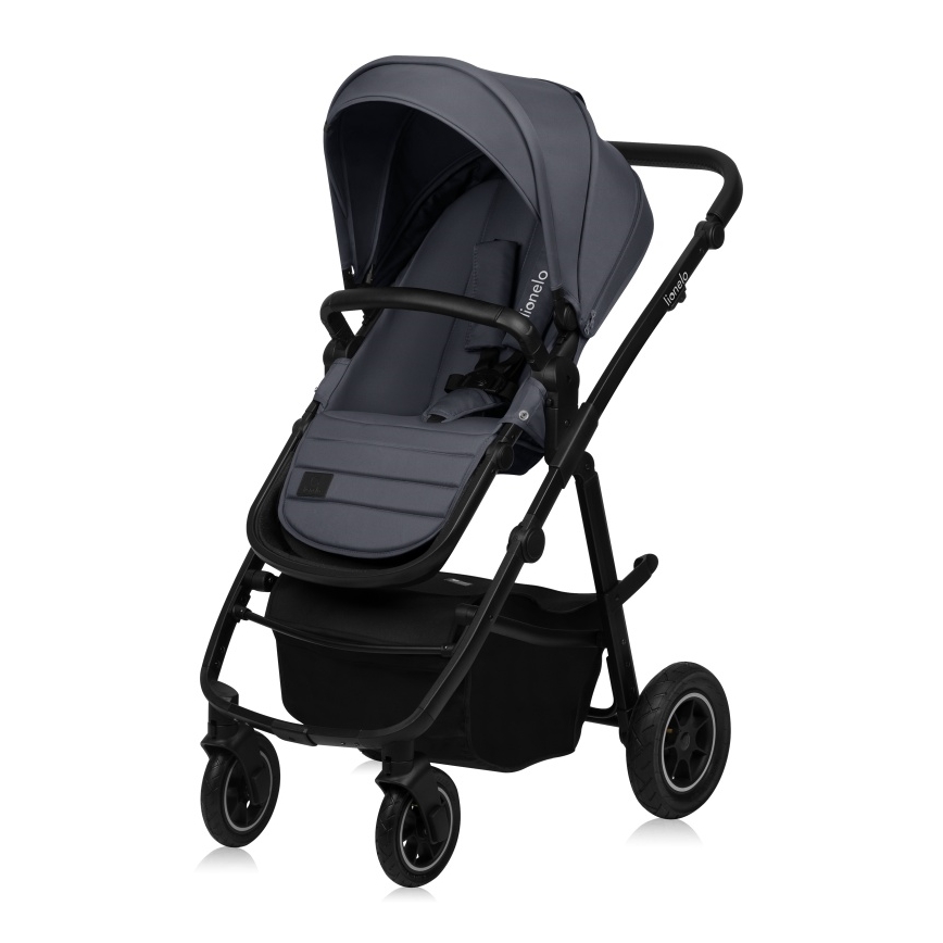 Lionelo - Kombinovaný kočárek 2v1 AMBER PLUS Grey Graphite