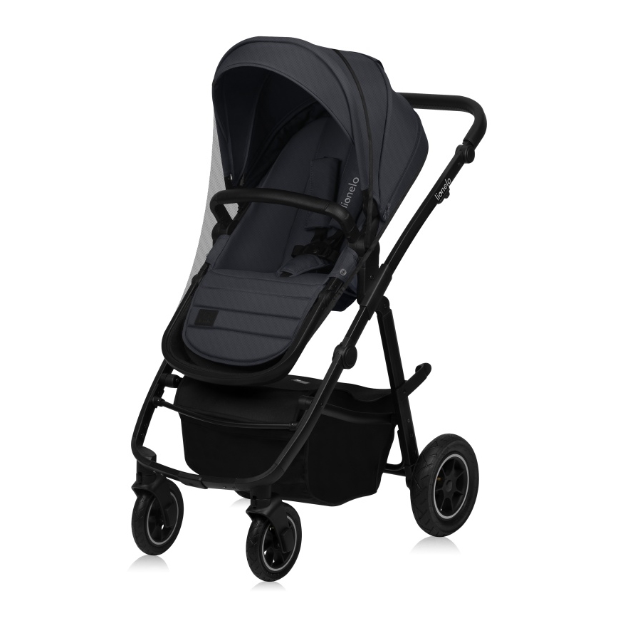 Lionelo - Kombinovaný kočárek 2v1 AMBER PLUS Grey Graphite