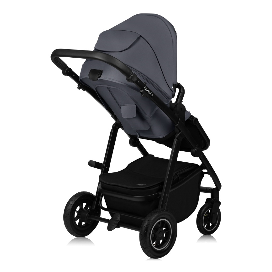 Lionelo - Kombinovaný kočárek 2v1 AMBER PLUS Grey Graphite