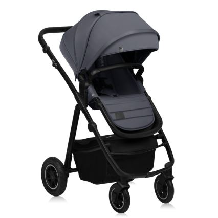 Lionelo - Kombinovaný kočárek 2v1 AMBER PLUS Grey Graphite