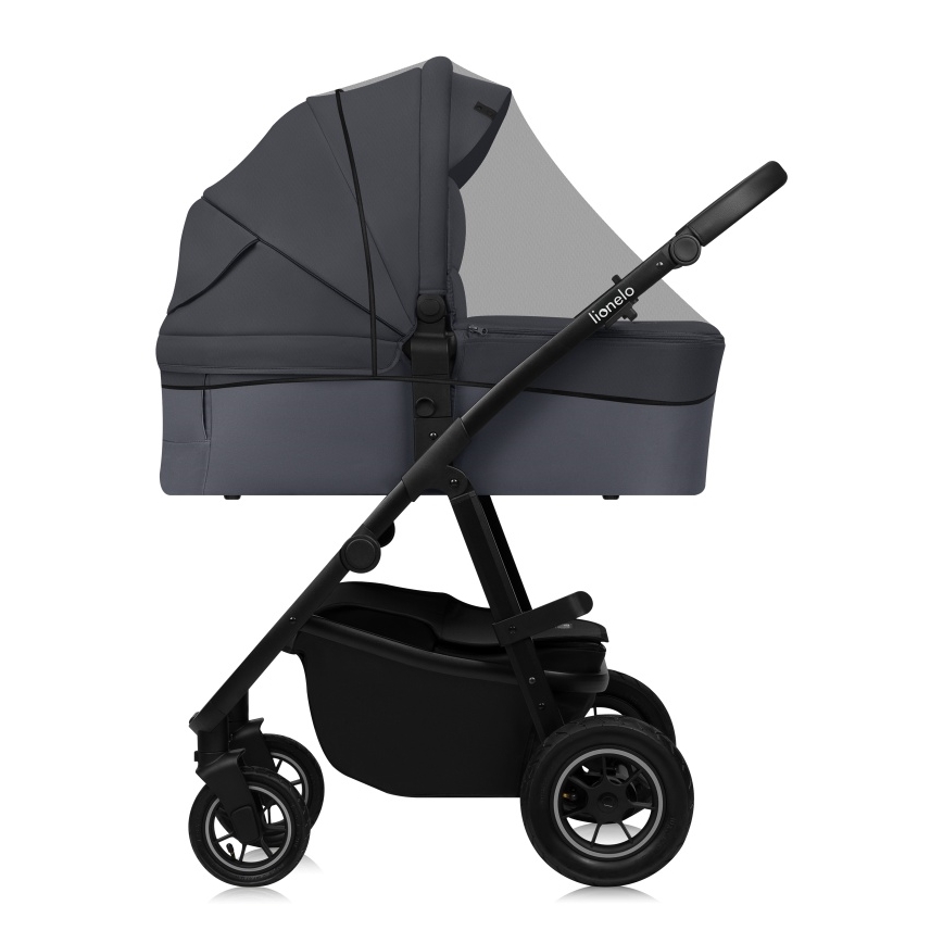 Lionelo - Kombinovaný kočárek 2v1 AMBER PLUS Grey Graphite
