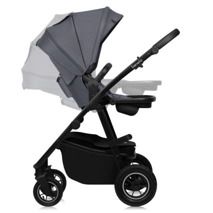 Lionelo - Kombinovaný kočárek 2v1 AMBER PLUS Grey Graphite