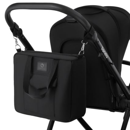 Lionelo - Kombinovaný kočárek 2v1 MERIL Black Onyx