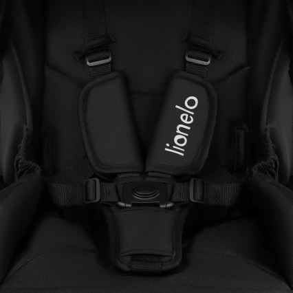 Lionelo - Kombinovaný kočárek 2v1 MERIL Black Onyx