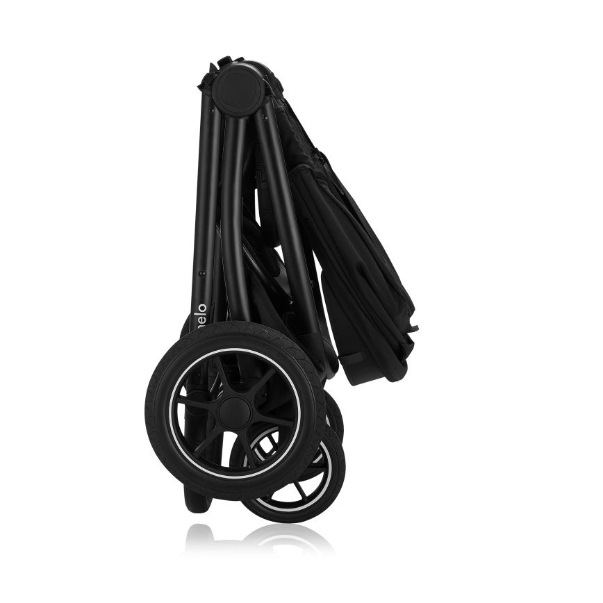 Lionelo - Kombinovaný kočárek 2v1 MERIL Black Onyx