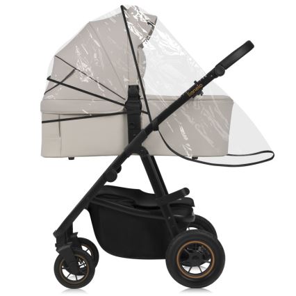 Lionelo - Kombinovaný kočárek 3v1 AMBER PLUS Beige Sand
