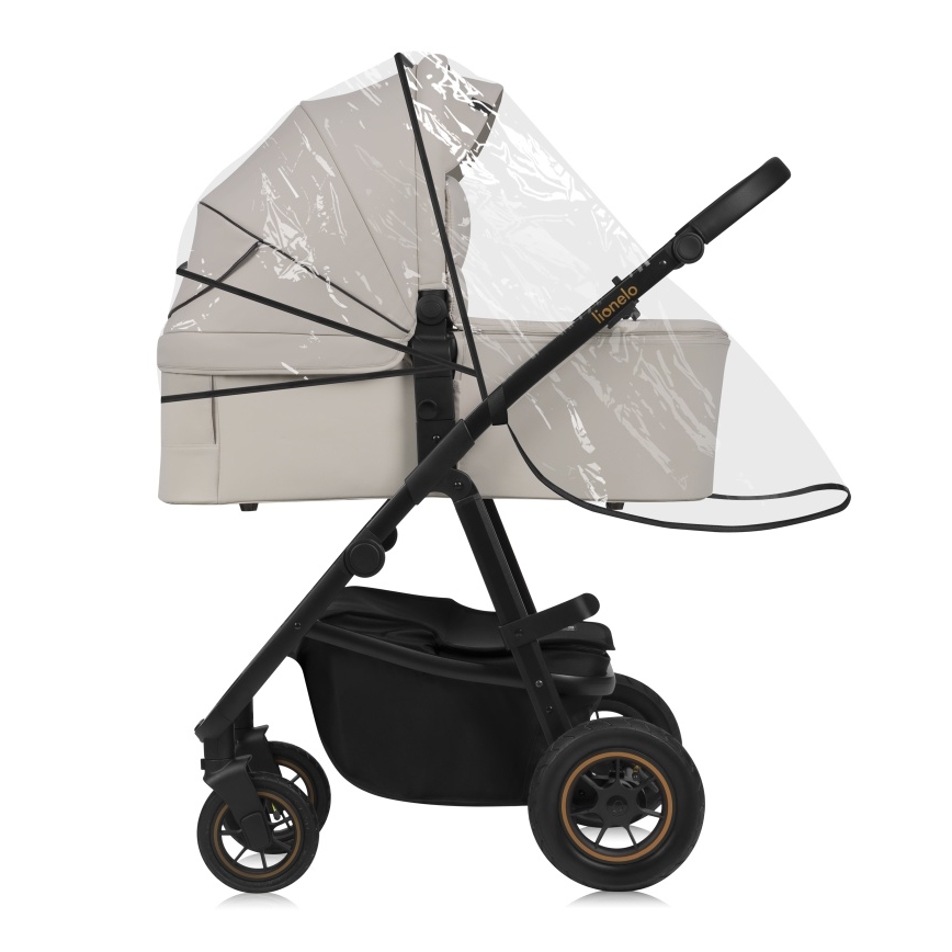 Lionelo - Kombinovaný kočárek 3v1 AMBER PLUS Beige Sand