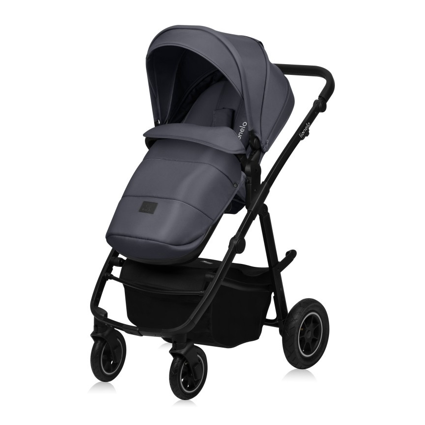 Lionelo - Kombinovaný kočárek 3v1 AMBER PLUS grey Graphite