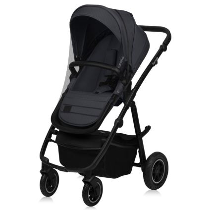 Lionelo - Kombinovaný kočárek 3v1 AMBER PLUS grey Graphite