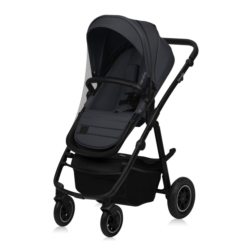 Lionelo - Kombinovaný kočárek 3v1 AMBER PLUS grey Graphite