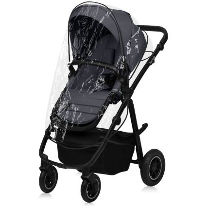 Lionelo - Kombinovaný kočárek 3v1 AMBER PLUS grey Graphite