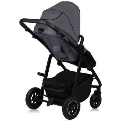 Lionelo - Kombinovaný kočárek 3v1 AMBER PLUS grey Graphite