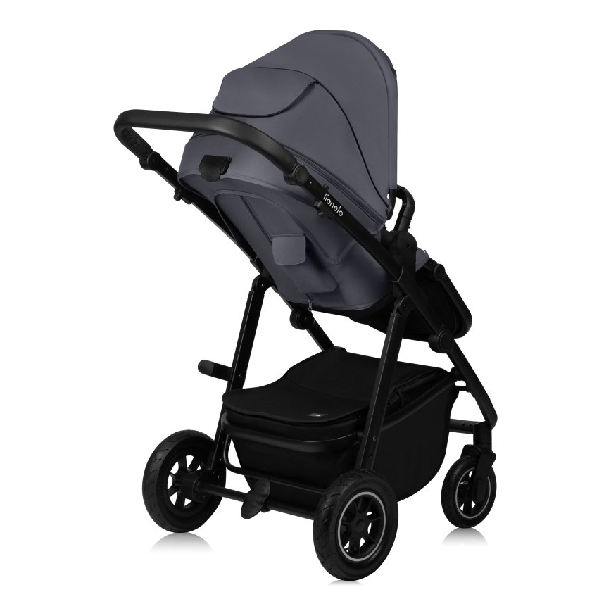 Lionelo - Kombinovaný kočárek 3v1 AMBER PLUS grey Graphite