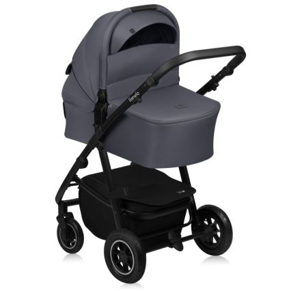Lionelo - Kombinovaný kočárek 3v1 AMBER PLUS grey Graphite
