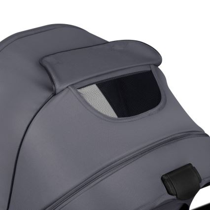 Lionelo - Kombinovaný kočárek 3v1 AMBER PLUS grey Graphite