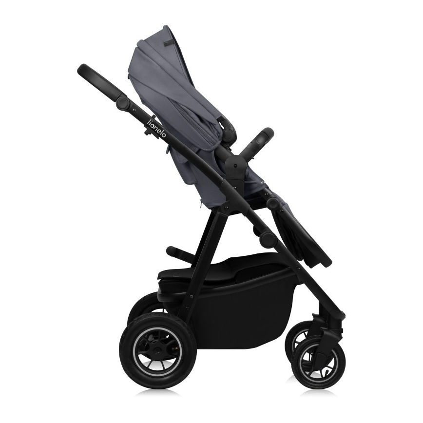 Lionelo - Kombinovaný kočárek 3v1 AMBER PLUS grey Graphite