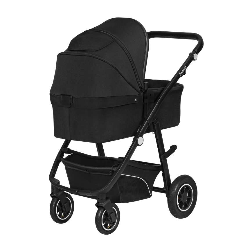 Lionelo - Kombinovaný kočárek 3v1 BIANKA Black Onyx