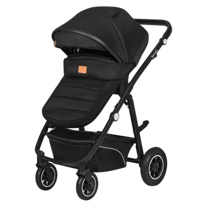 Lionelo - Kombinovaný kočárek 3v1 BIANKA Black Onyx