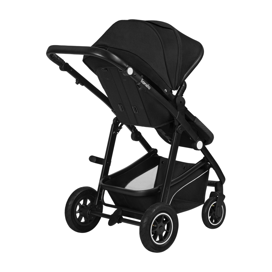 Lionelo - Kombinovaný kočárek 3v1 BIANKA Black Onyx
