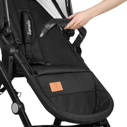 Lionelo - Kombinovaný kočárek 3v1 BIANKA Black Onyx