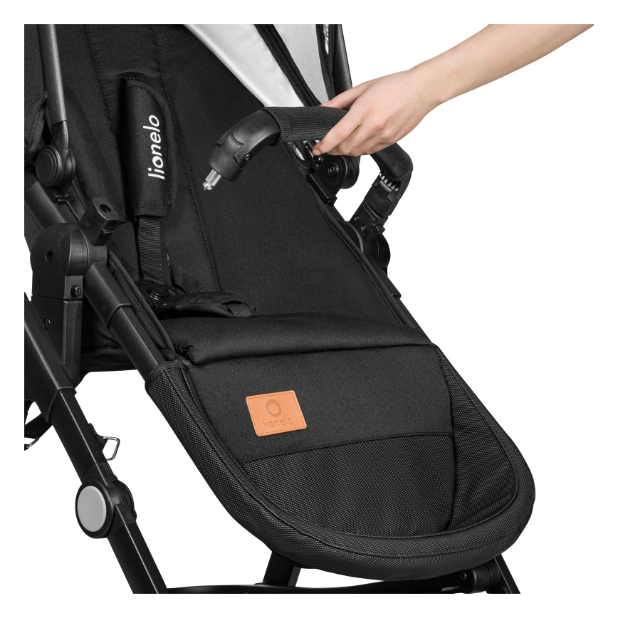 Lionelo - Kombinovaný kočárek 3v1 BIANKA Black Onyx