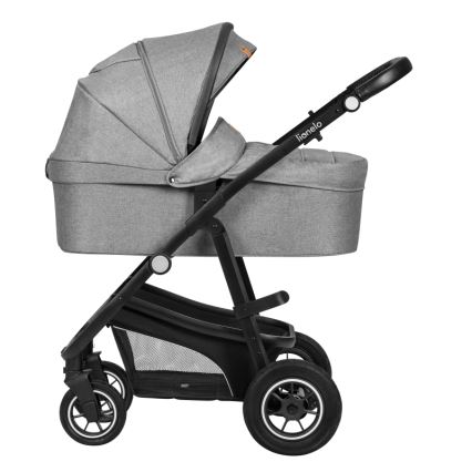 Lionelo - Kombinovaný kočárek 3v1 BIANKA Grey Stone