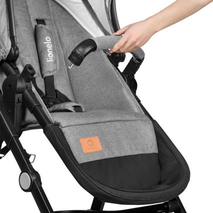 Lionelo - Kombinovaný kočárek 3v1 BIANKA Grey Stone
