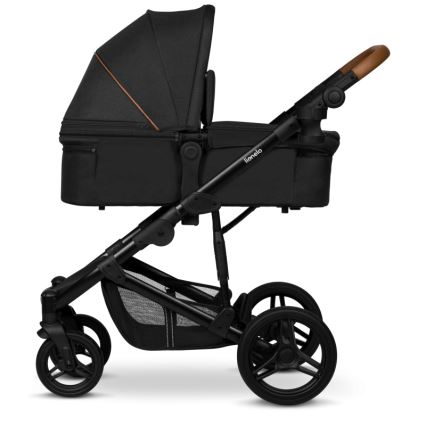 Lionelo - Kombinovaný kočárek 3v1 MARI TOUR Black Onyx