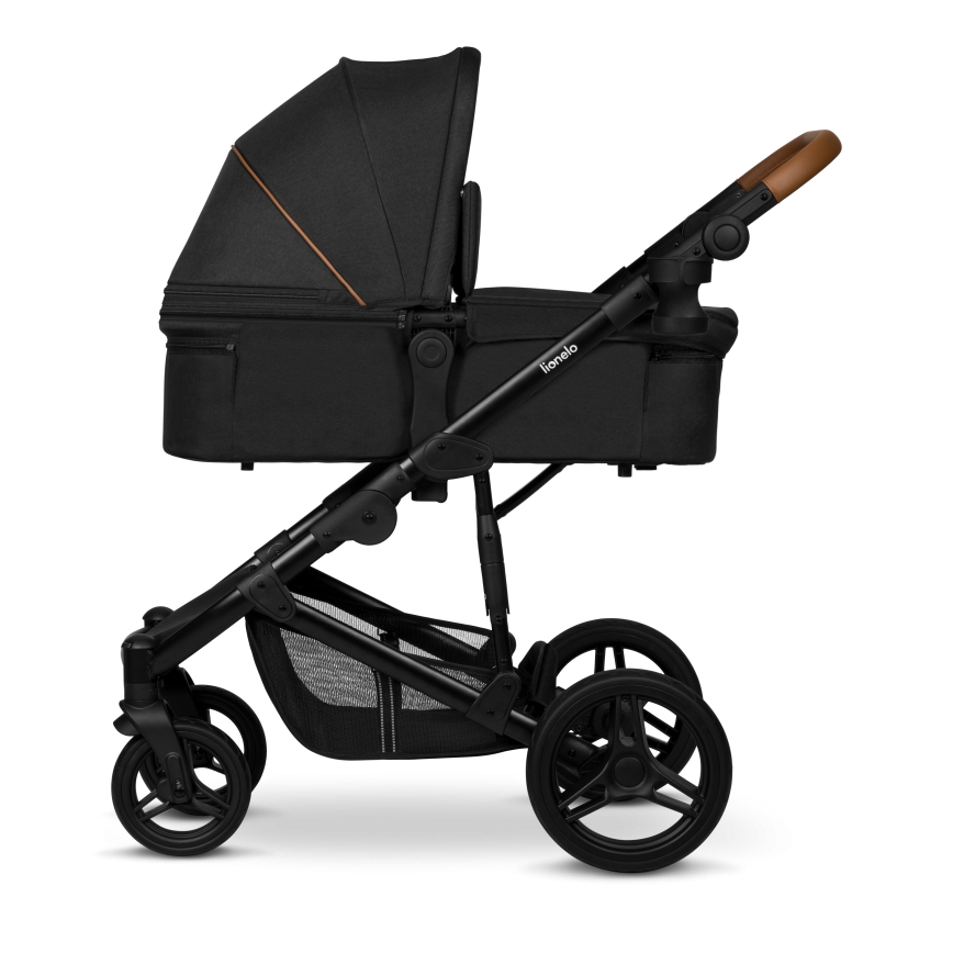 Lionelo - Kombinovaný kočárek 3v1 MARI TOUR Black Onyx
